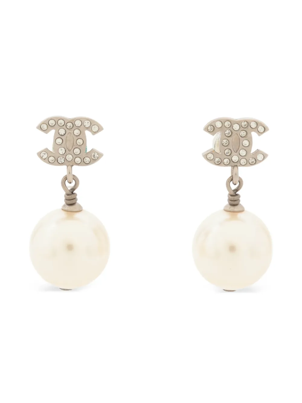 CHANEL Pre-Owned Orecchini pendenti Mark - Argento