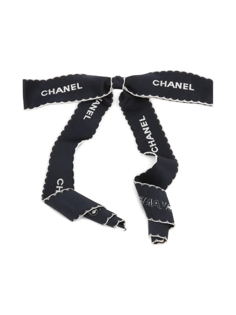 CHANEL Pre-Owned Spilla con logo 1990-2000 - Blu