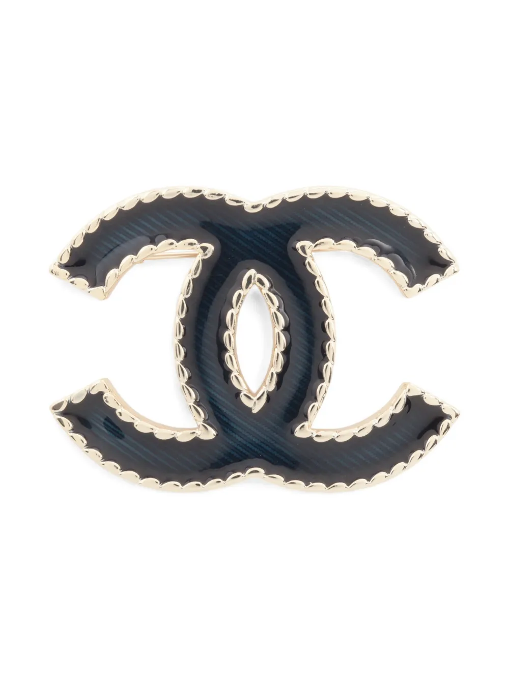 CHANEL Pre-Owned Spilla CC Mark 2024 - Nero