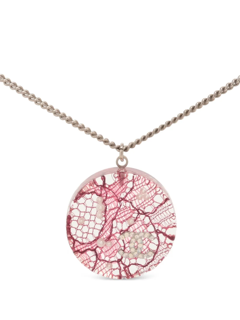 CHANEL Pre-Owned Collana con pendente 2013 - Argento