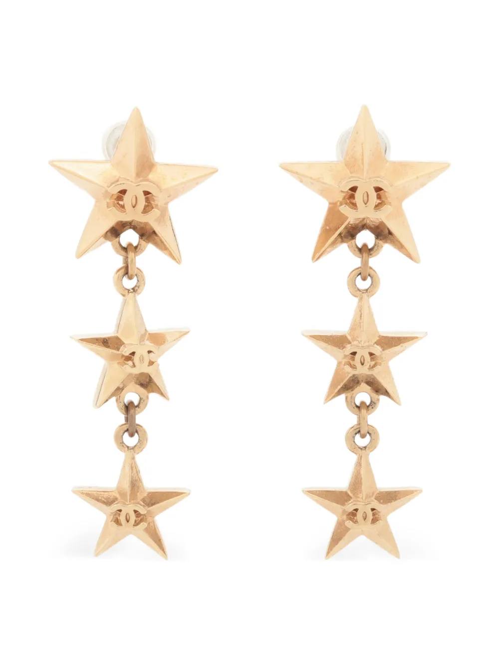 CHANEL Pre-Owned Orecchini pendenti CC Mark 2017 - Oro