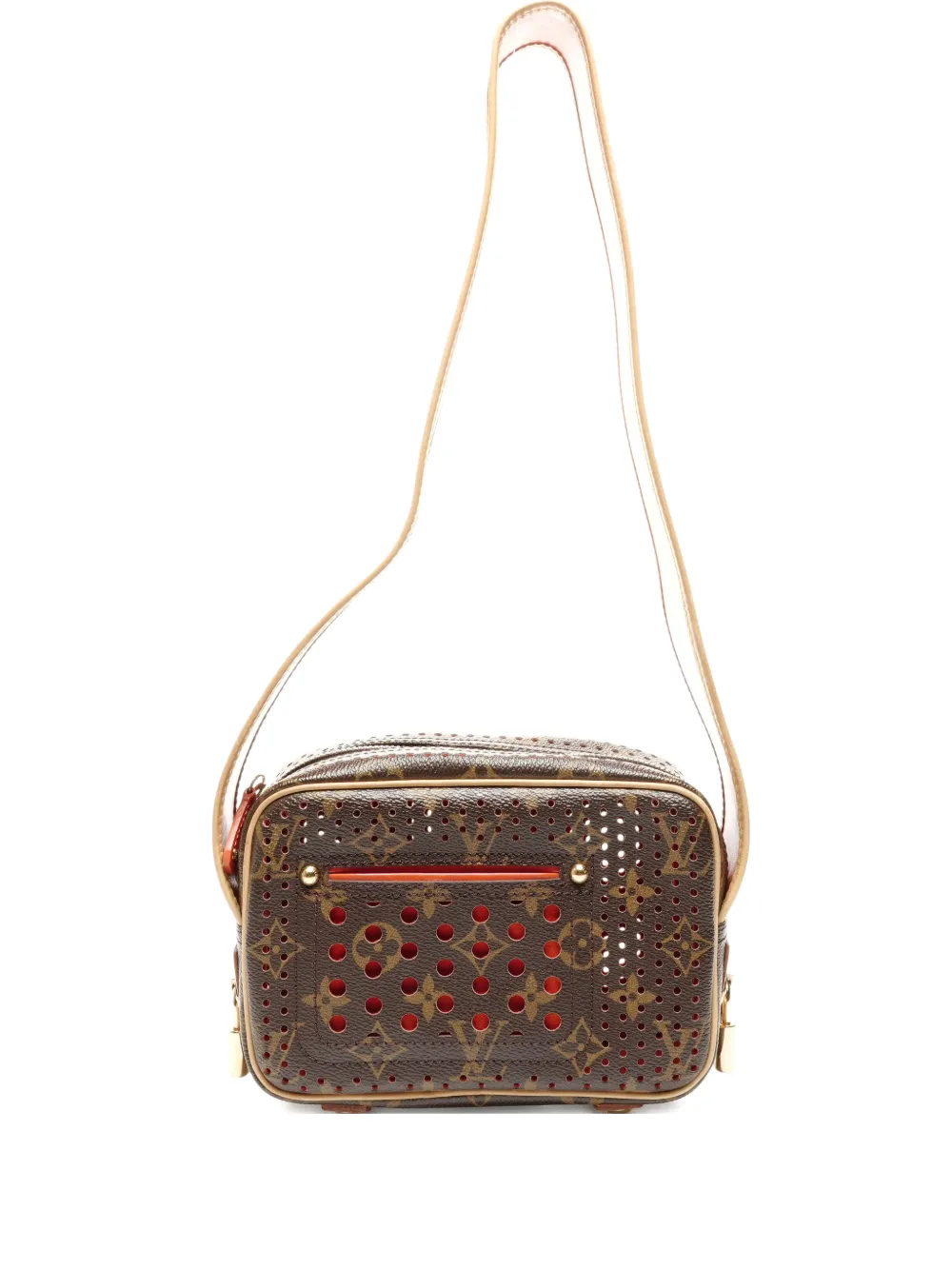 Louis Vuitton Pre-Owned 2006 Monogram perforations shoulder bag - Marrone