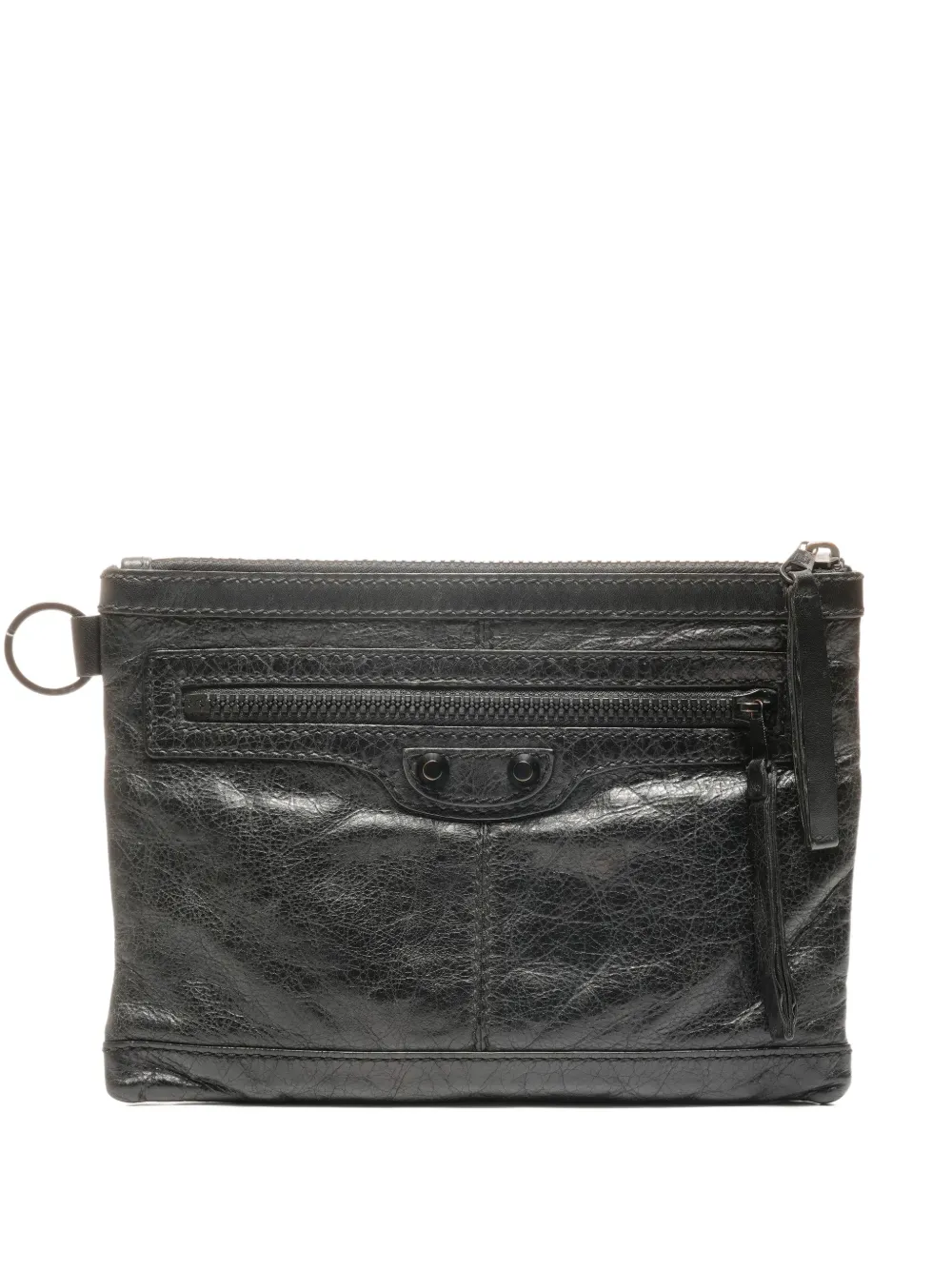 Balenciaga Pre-Owned 2000-2020s small zip clutch bag - Nero
