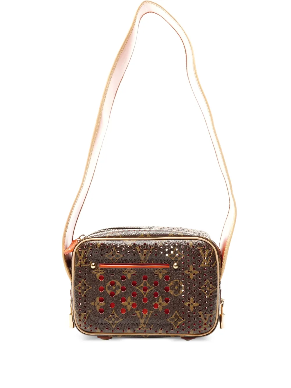 Louis Vuitton Pre-Owned 2006 mini Monogram Perfo Trocadero shoulder bag - Marrone