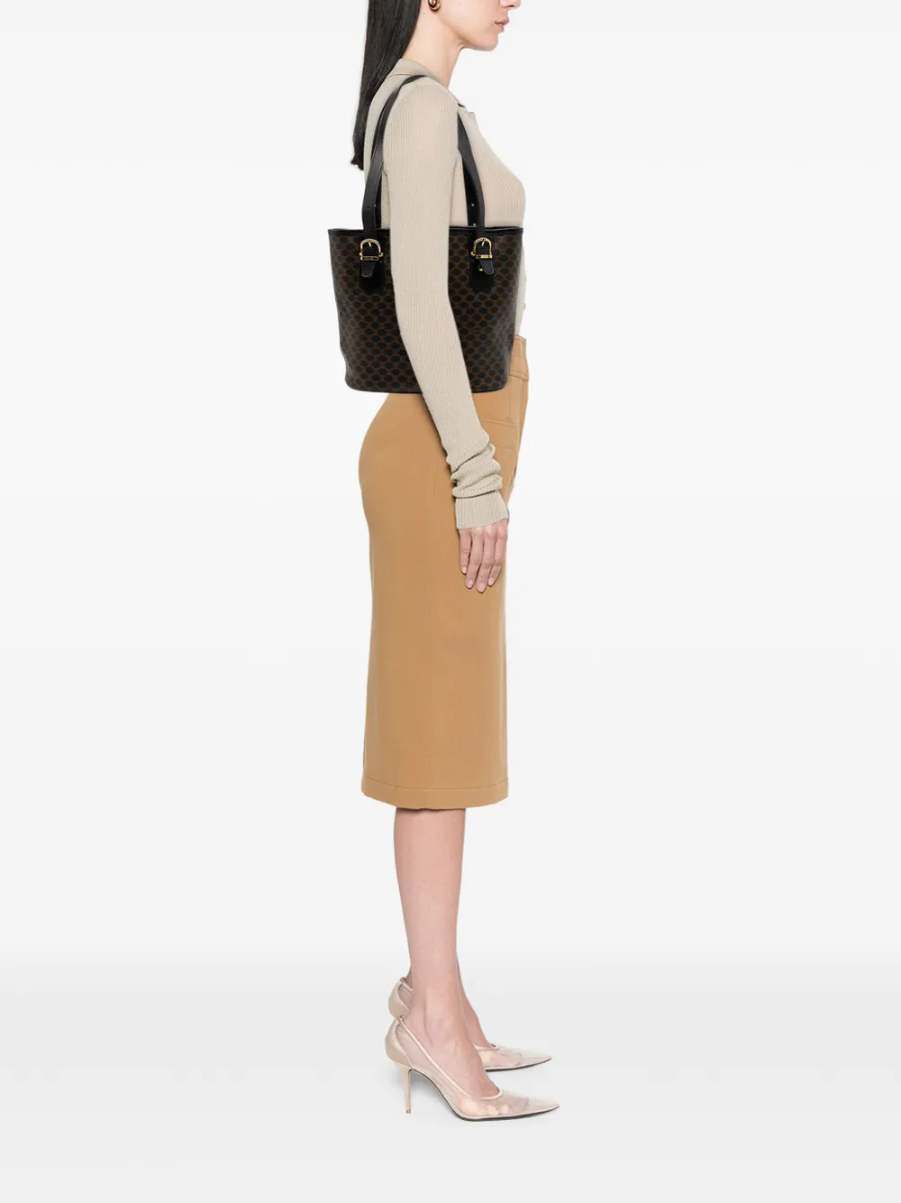 Celine Pre-Owned 1997 Macadam Coated Canvas tote bag | Pre-Owned | Image 2