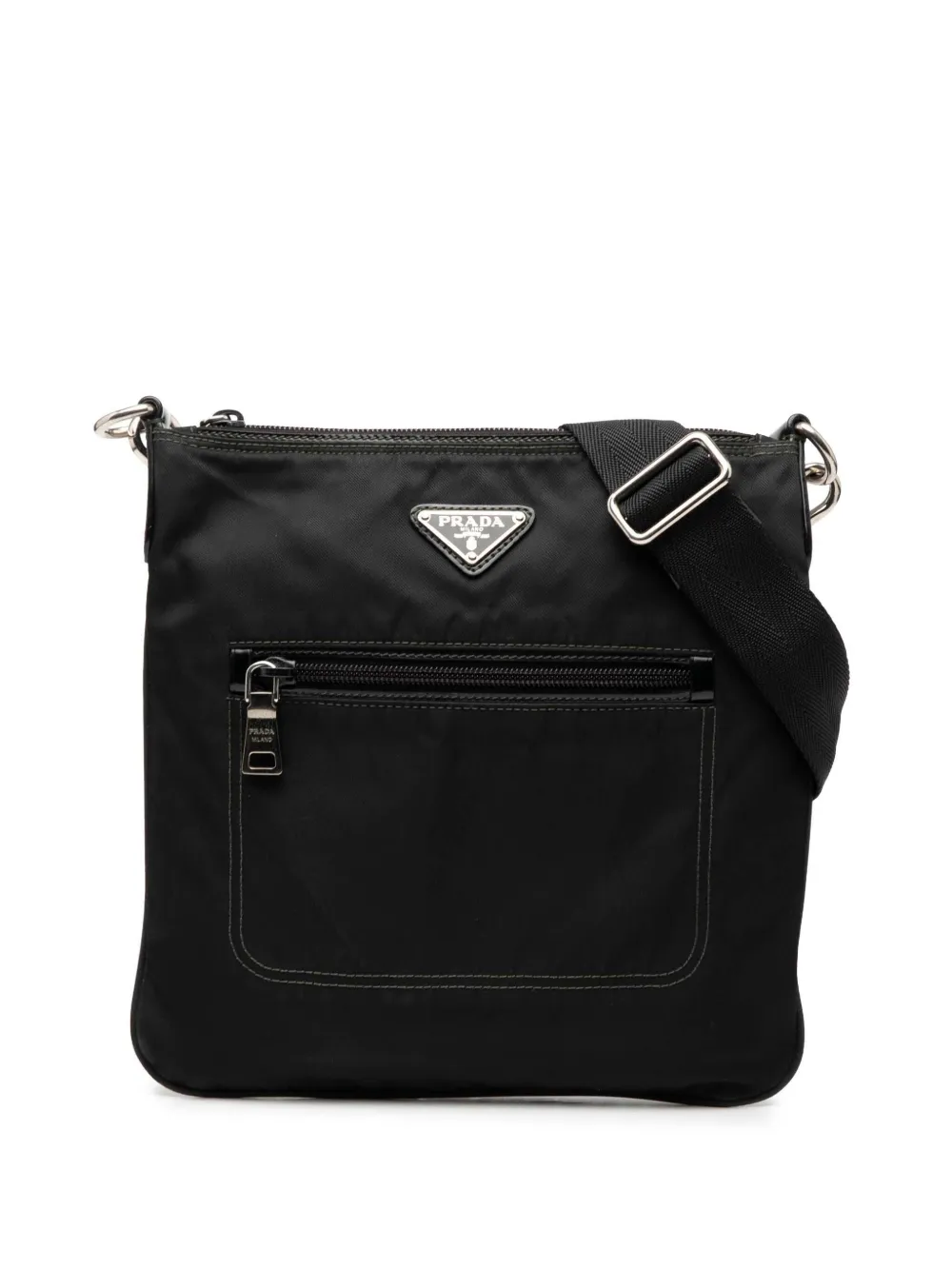Prada Pre-Owned 2013-2025 Tessuto Zip Top crossbody bag | Black | Image 1
