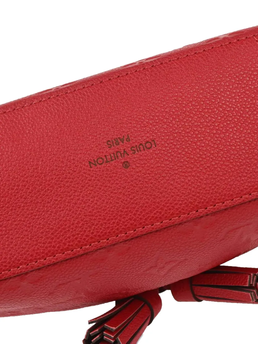 2018 Santogne Monogram-Pattern Tassel-Detail Cross Body Bag