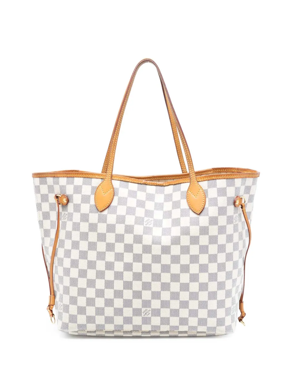 Louis Vuitton Pre-Owned 2011 Damier Azur Neverfull MM tote bag - Bianco