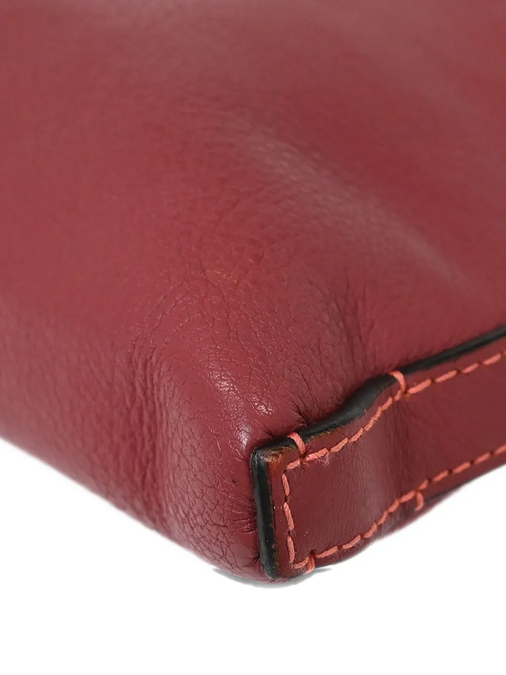 2011 Logo-Embossed Leather Cross Body Bag