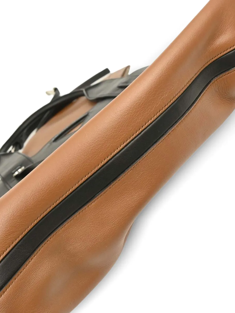2010s Colourblock Leather Tote Bag
