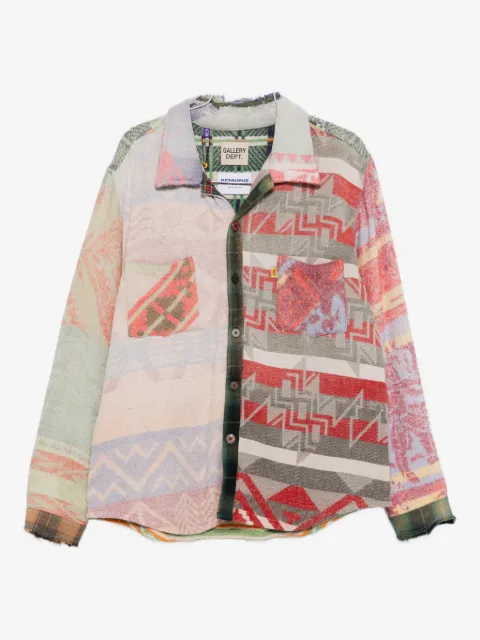 GALLERY DEPT. camisa con diseño patchwork