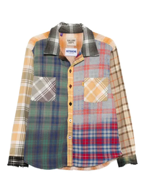 GALLERY DEPT. patchwork checked shirt