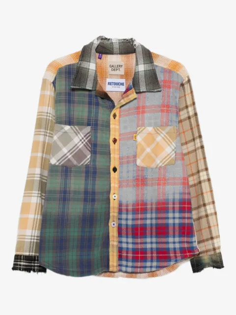 GALLERY DEPT. patchwork checked shirt