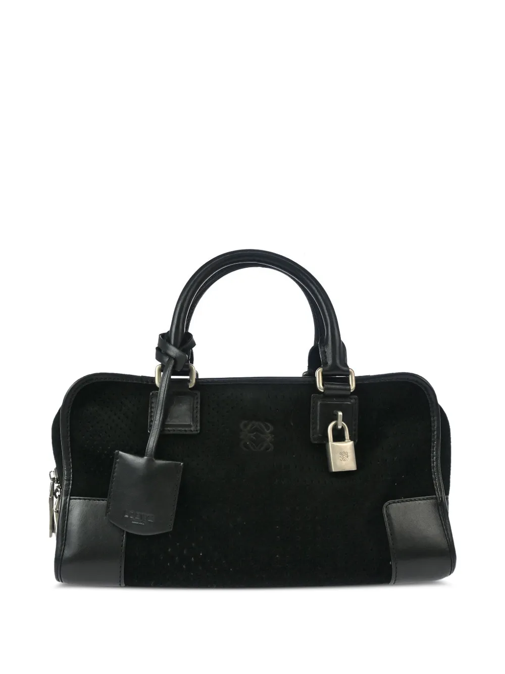 Loewe Pre-Owned 2014 Amazona 28 leather tote bag - Nero