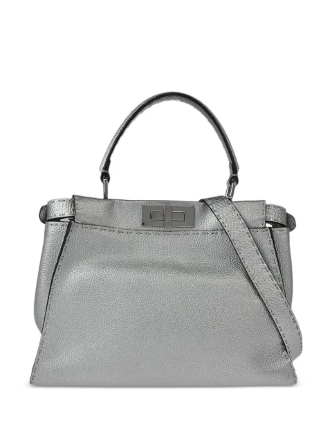 Fendi Pre-Owned 2017 Peekaboo leather tote bag