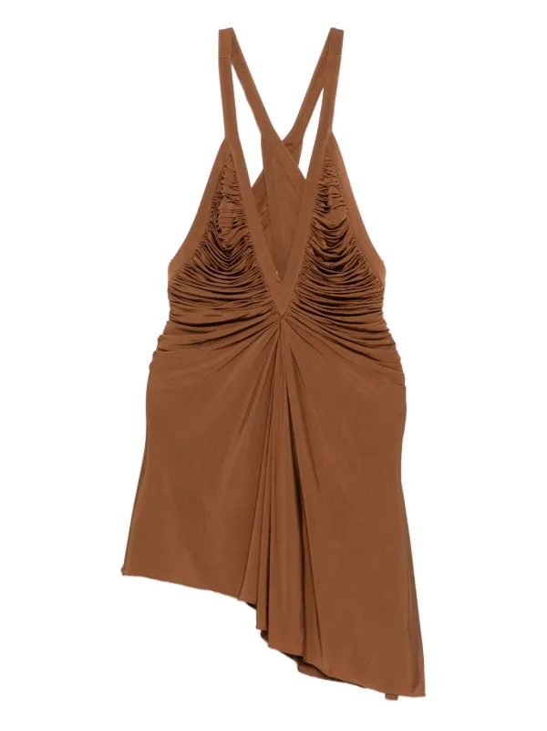 Christopher Esber Draped jersey minidress | Size - UK 10 - By MyTheresa