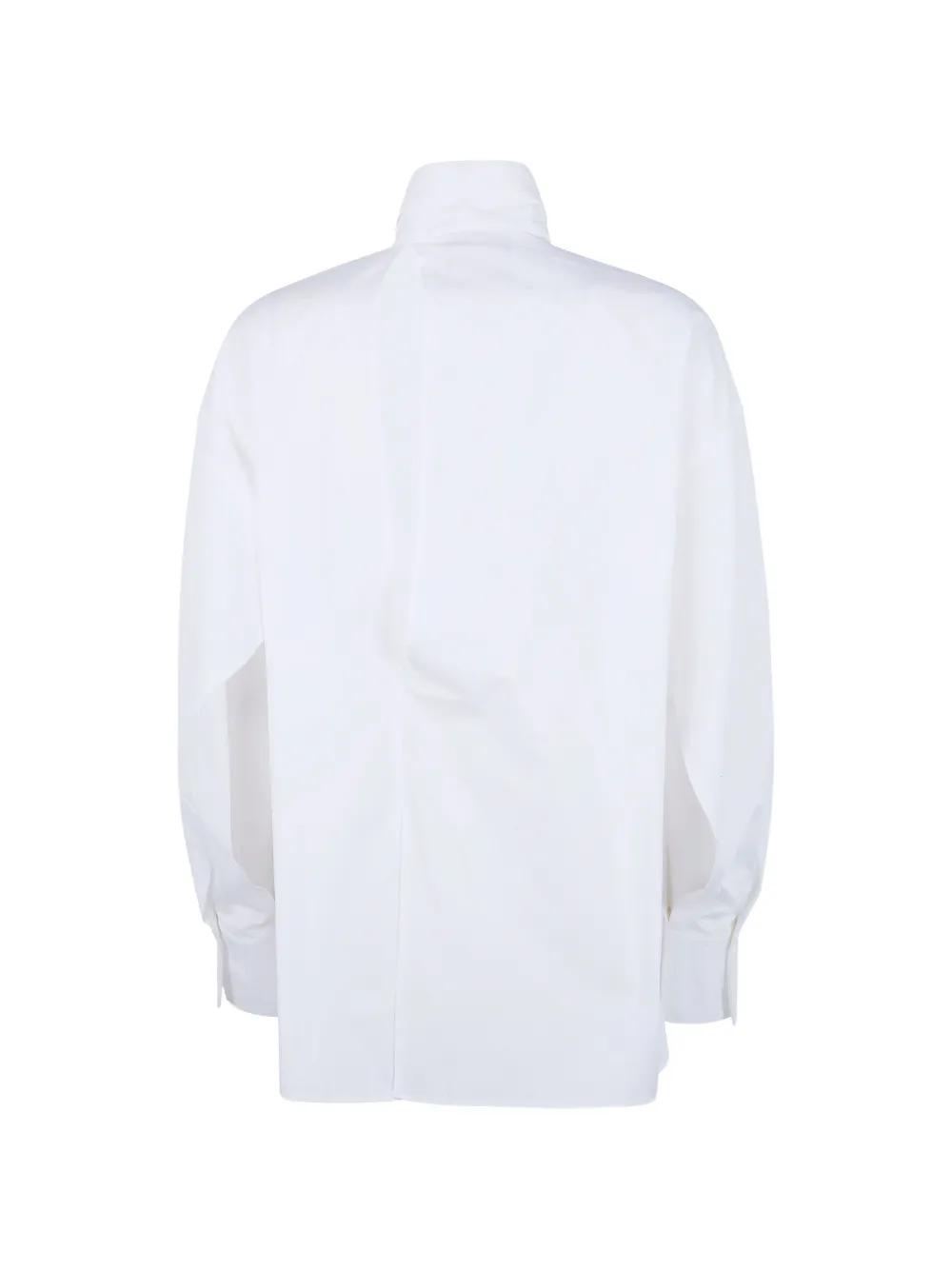Semicouture high-neck long-sleeve shirt - Wit