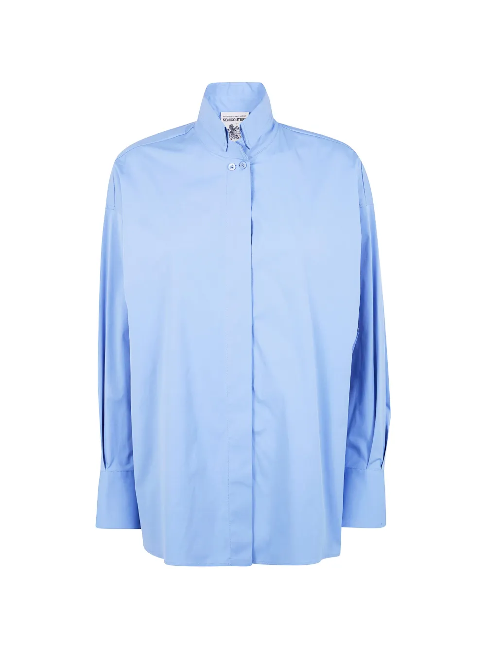 Semicouture long-sleeve buttoned shirt - Blu