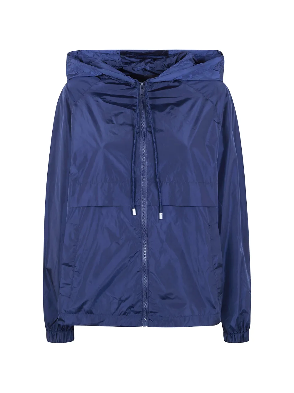 Semicouture zip-up hooded jacket - Blu