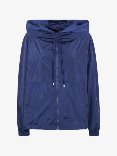 Semicouture zip-up hooded jacket