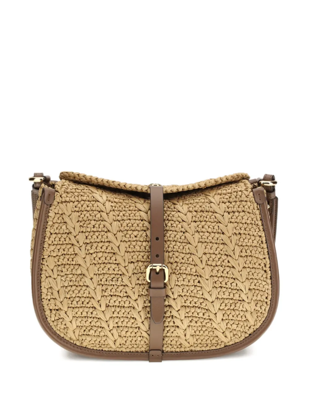ETRO crochet buckle cross body bag - Toni neutri