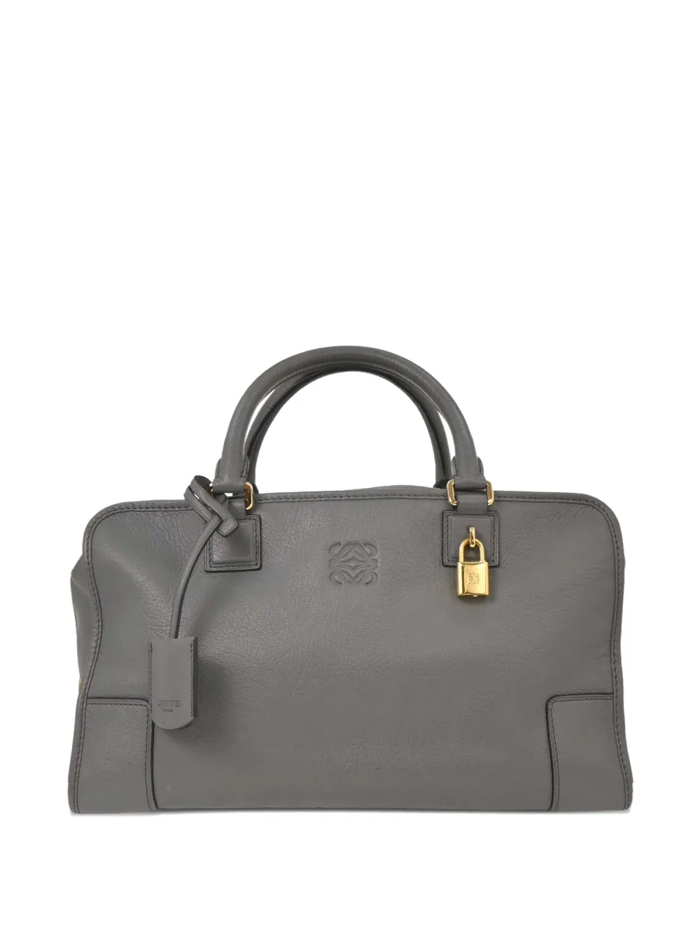 Loewe Pre-Owned 2011 Amazona 36 leather shoulder bag - Grigio