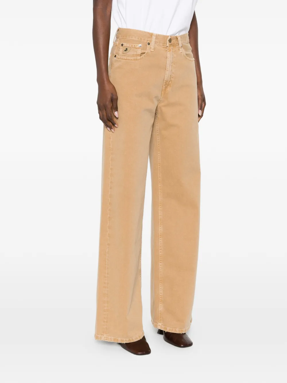  Lois Jeans Skater Wide-leg Denim - Neutrals 
