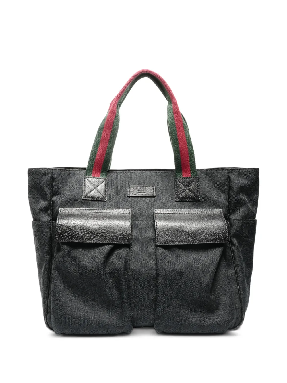 Gucci Pre-Owned 2000-2015 Sherry canvas tote bag - Nero