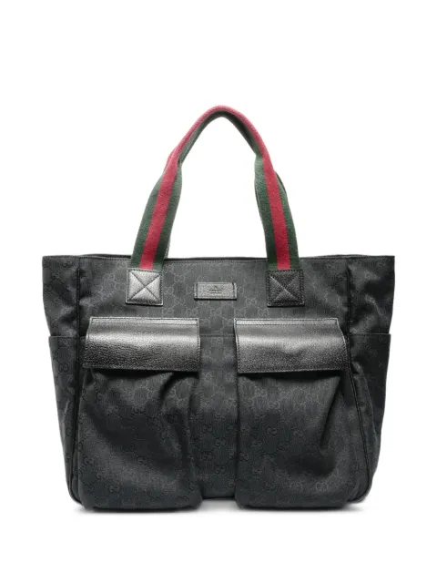 Gucci Pre-Owned 2000-2015 셰리 캔버스 토트 백