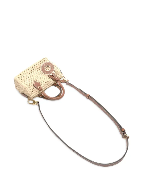 Louis Vuitton Pre-Owned 2024 Nano Speedy Raffia Tote Bag