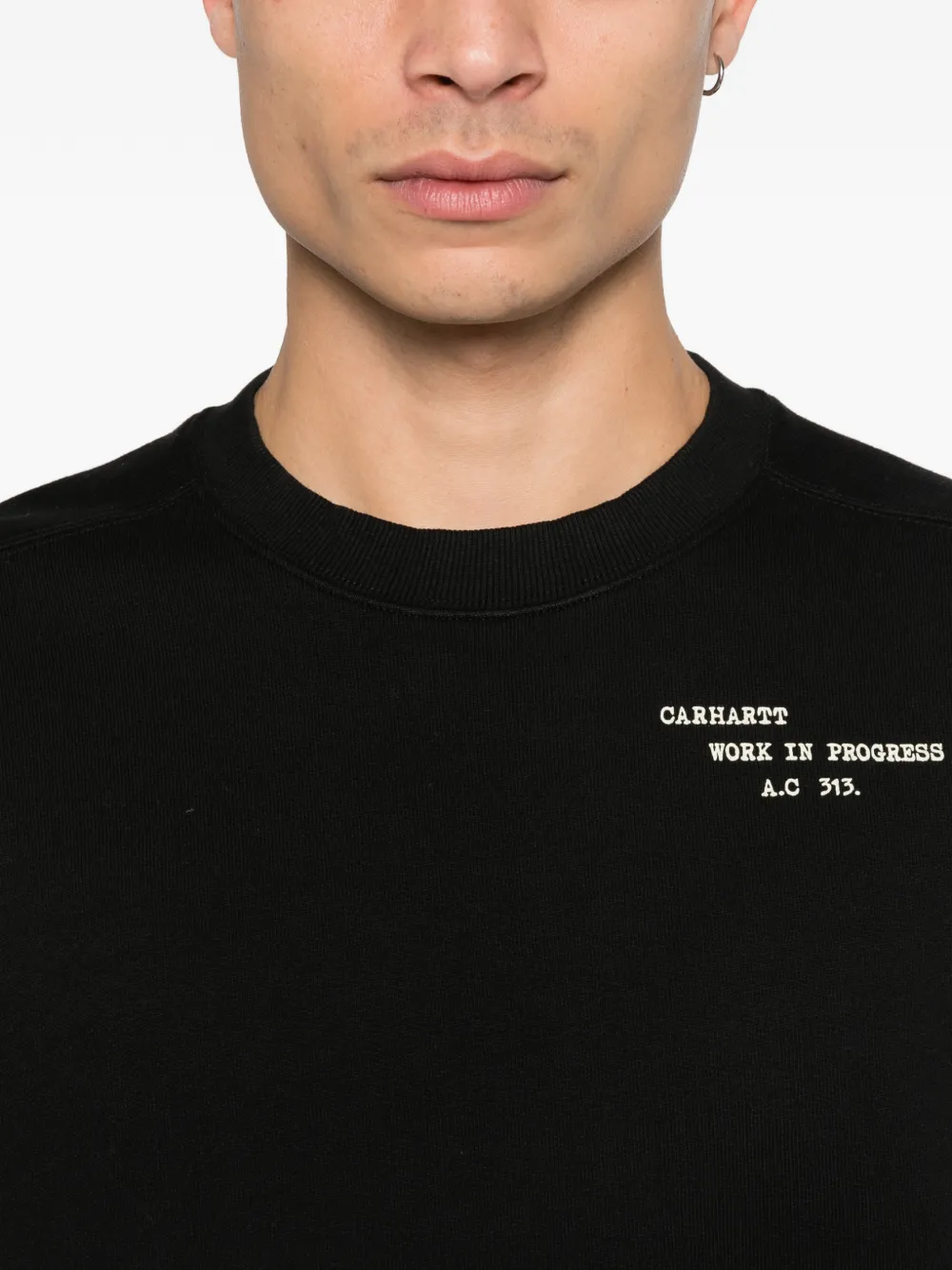 Carhartt WIP Punched sweater Zwart
