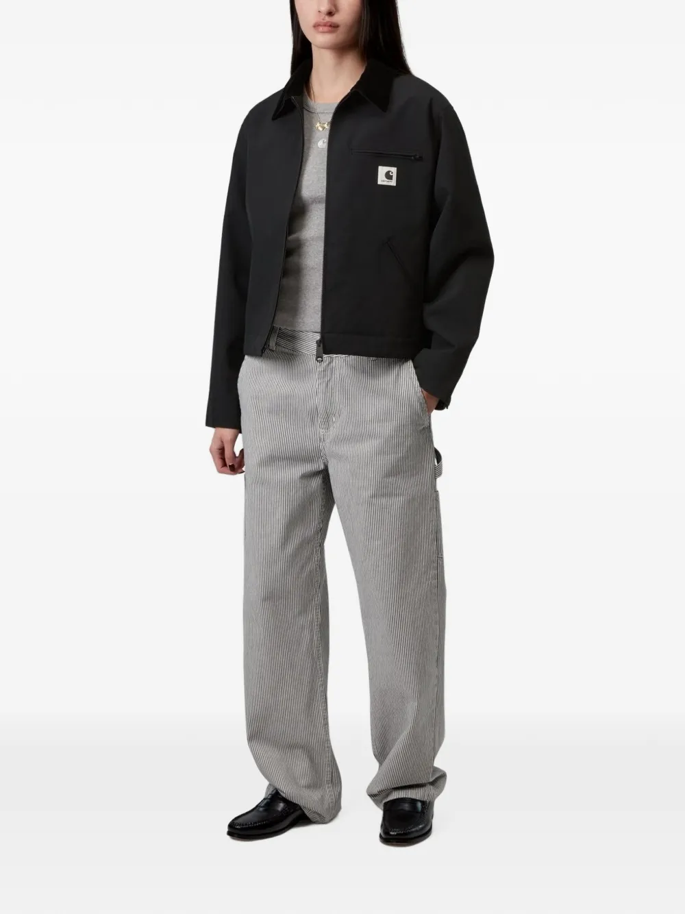 Carhartt WIP W' Newkirk Summer jack met fluwelen kraag Zwart
