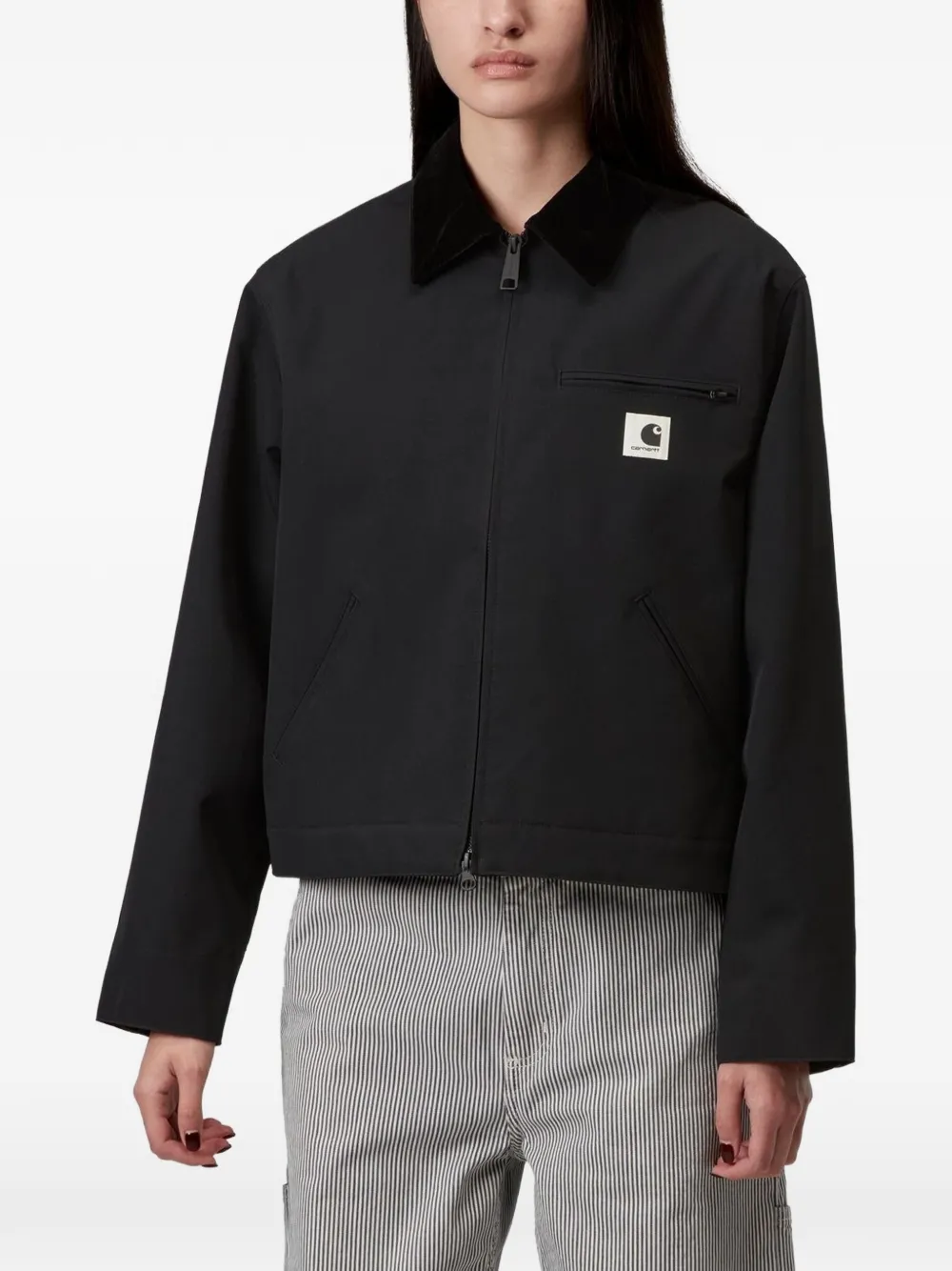 Carhartt WIP W' Newkirk Summer jack met fluwelen kraag Zwart