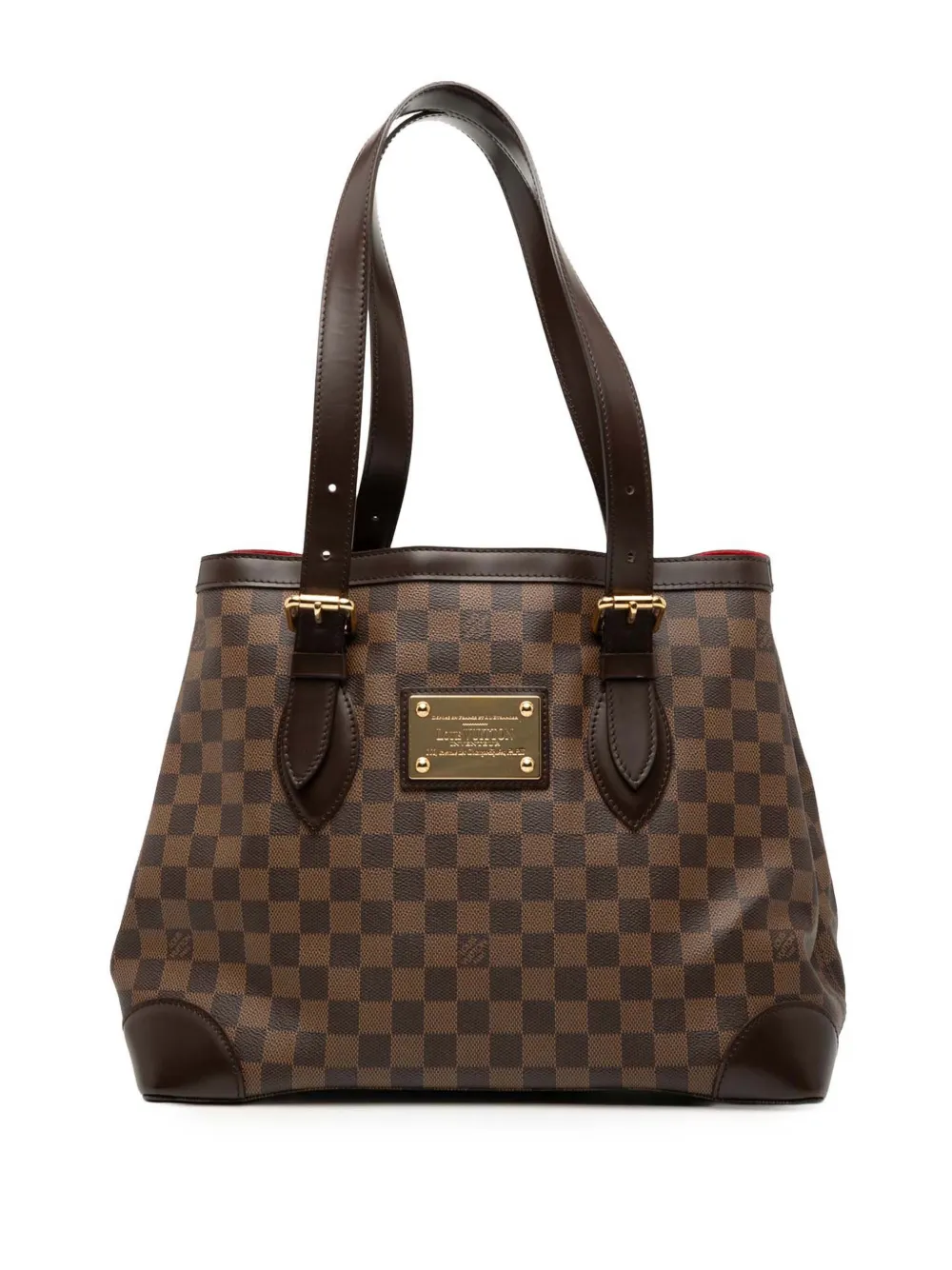 Louis Vuitton Pre-Owned 2007 Damier Ebene Hampstead MM tote bag - Marrone