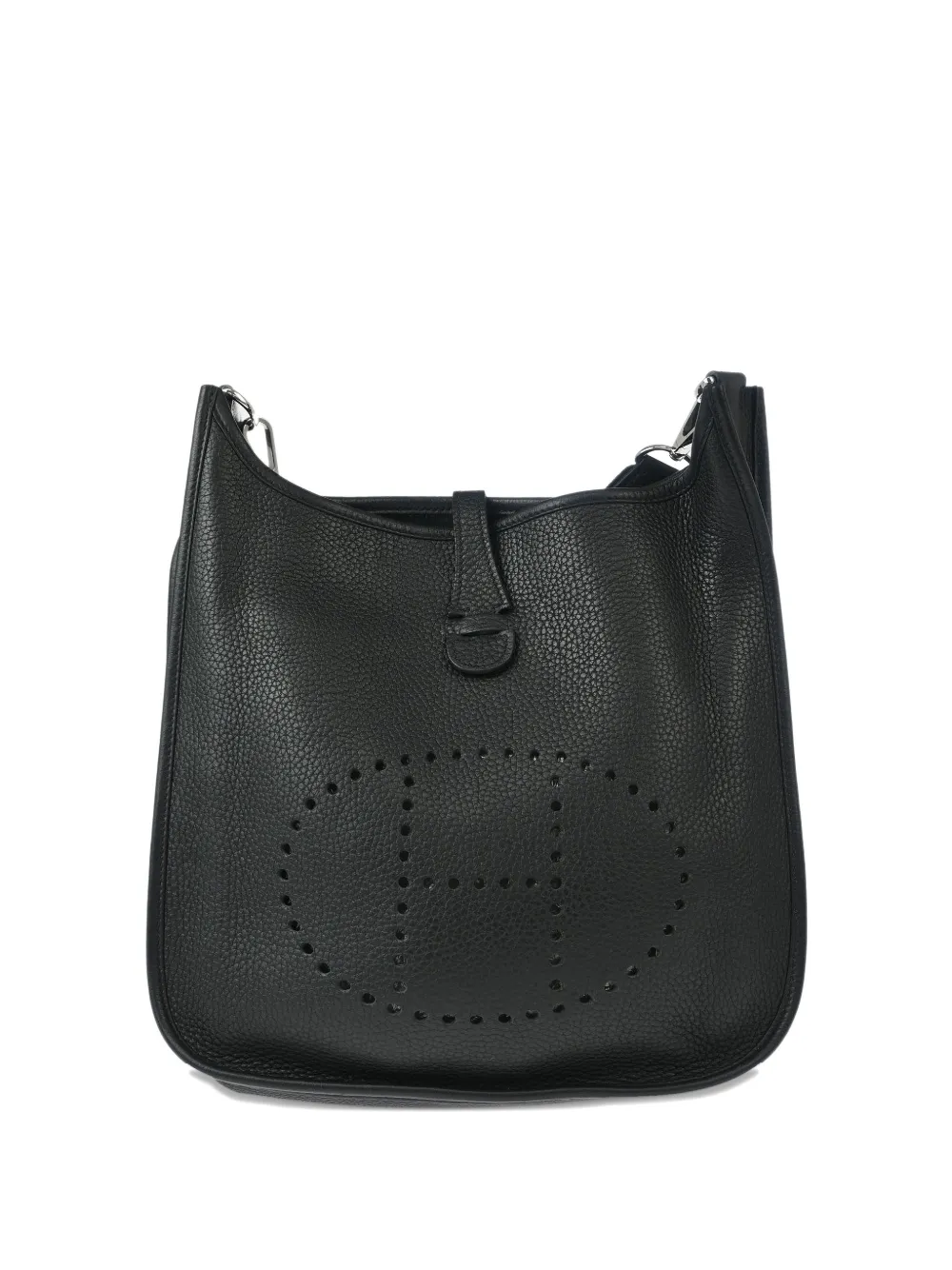 Hermès Pre-Owned 2017 PM Evelyne pebbled-grain shoulder bag - Nero