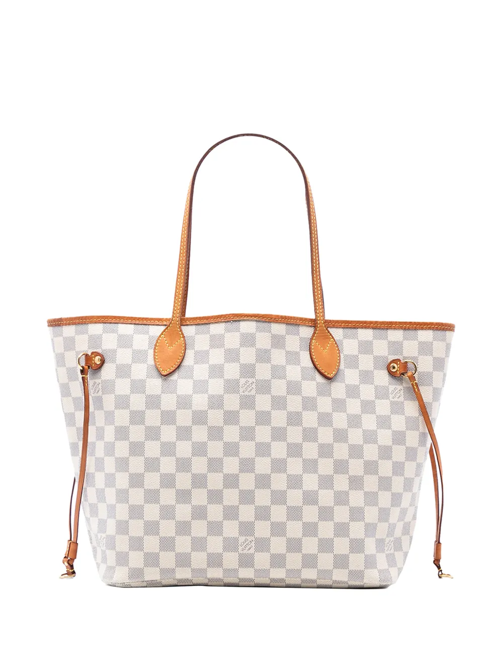 Louis Vuitton Pre-Owned 2018 Damier Azur Neverfull MM tote bag - Bianco