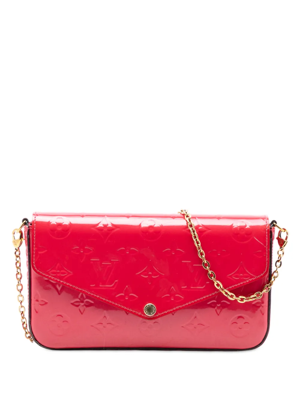 Louis Vuitton Pre-Owned 2016 Monogram Vernis Pochette Felicie crossbody bag - Rosso