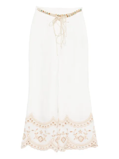 ZIMMERMANN Wanderlust beaded embroidered trousers