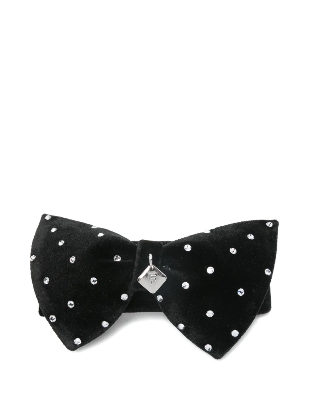 Ferragamo crystal-embellishment hair clip - Nero