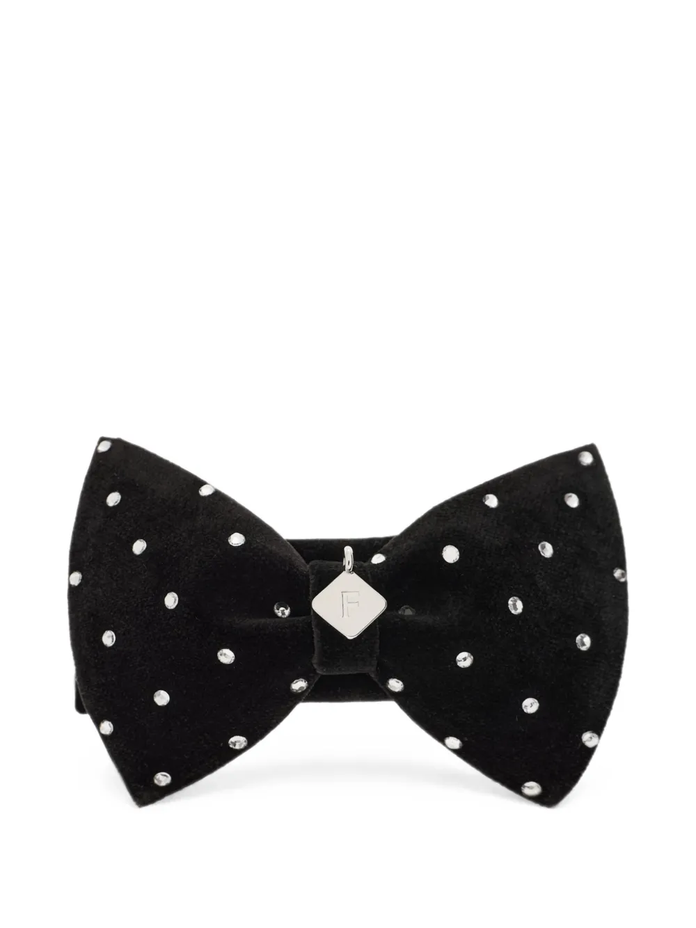 Ferragamo crystal-embellishment hair clip - Nero