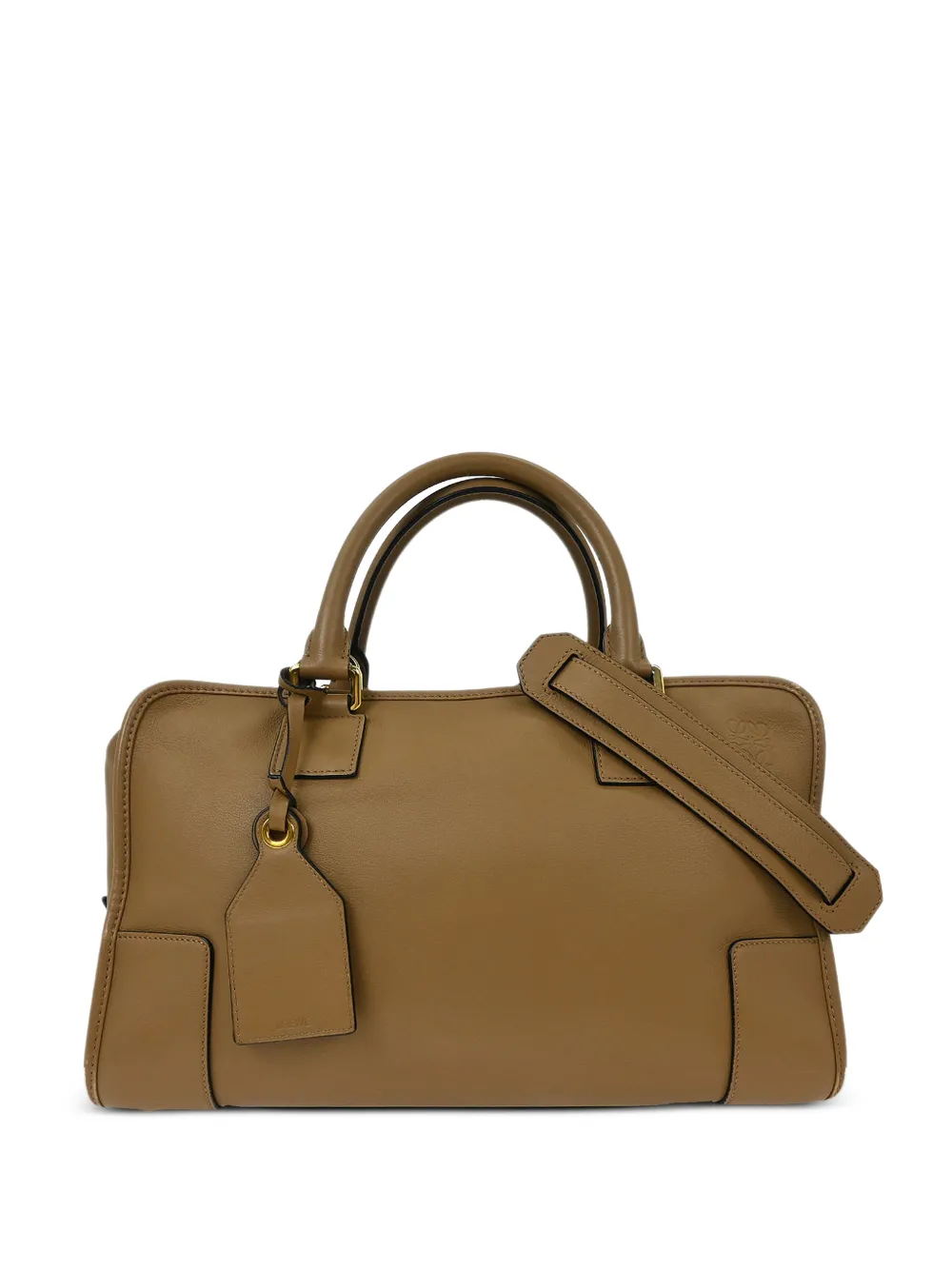 Loewe Pre-Owned 2017 Amazona 36 leather tote bag - Marrone