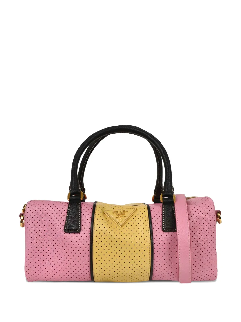 Prada Pre-Owned 2010s perforated tote bag - Rosa