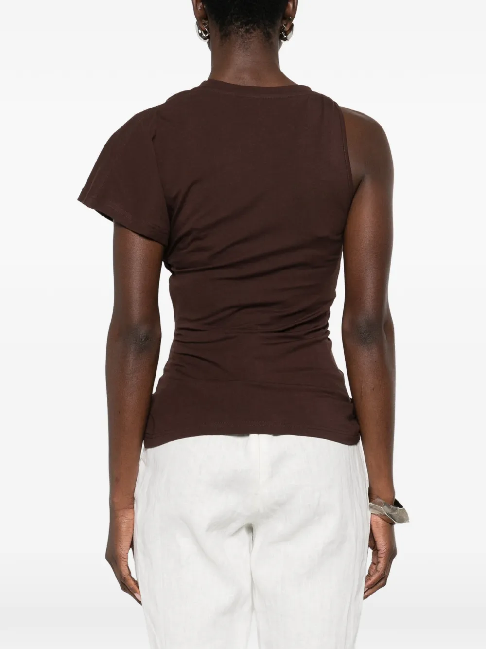 Christopher Esber Top met hangerdetail Bruin