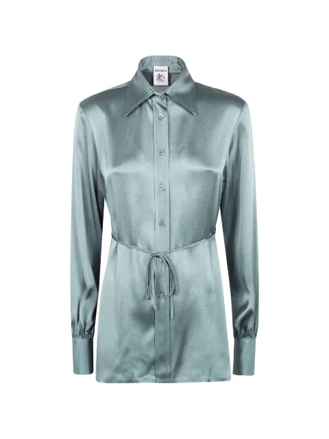 Semicouture camisa con moño en la cintura