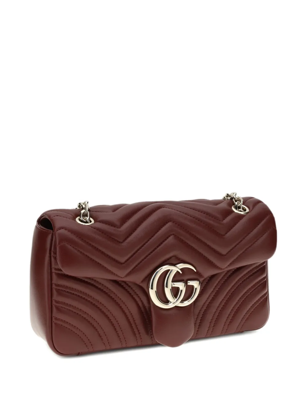 Gucci GGマーモント ショルダーバッグ M | レッド | FARFETCH JP