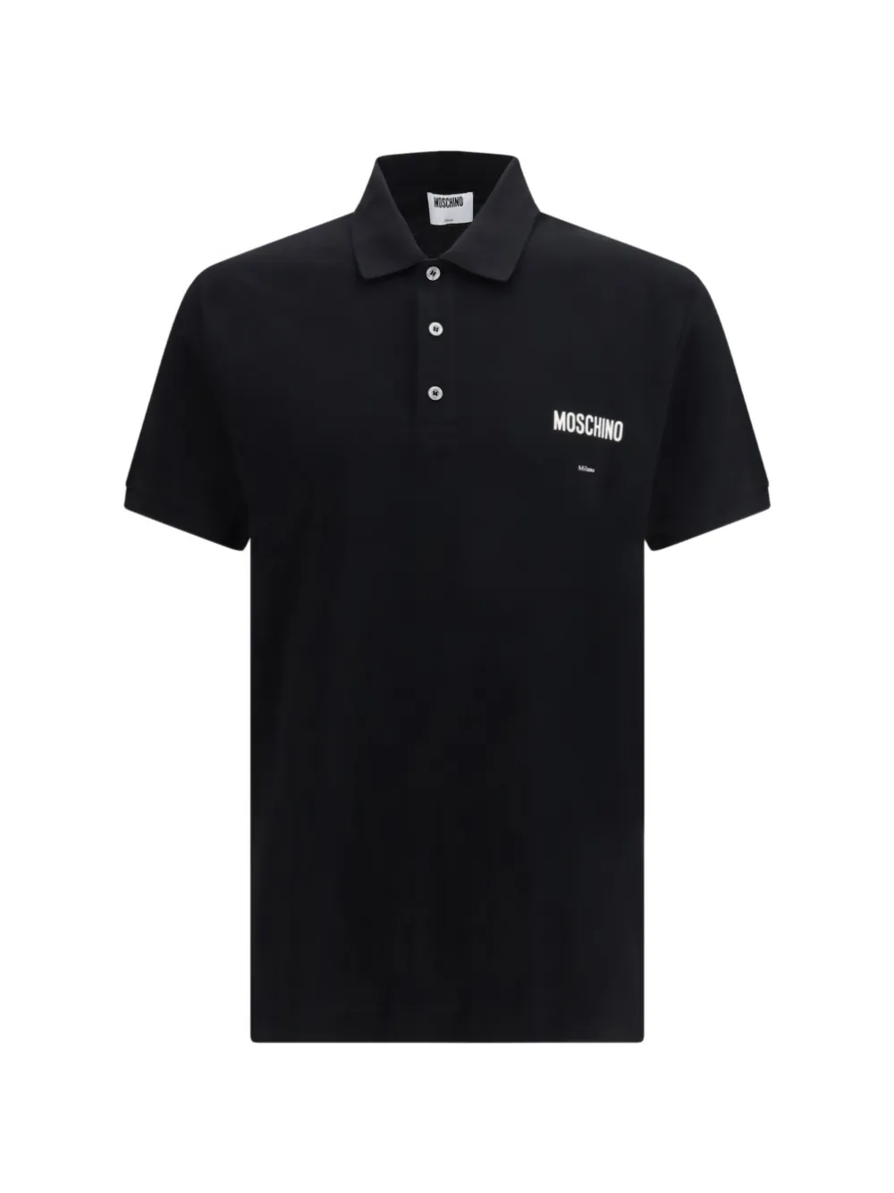 Moschino logo-detail polo shirt - Nero