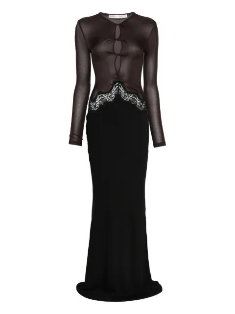 Christopher Esber lace-detail maxi dress