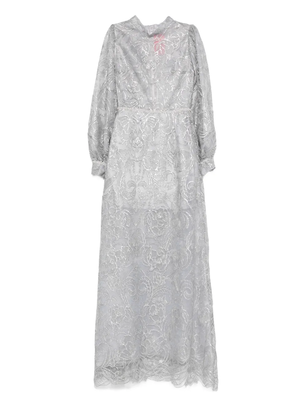 MIAU by Clara Rotescu floral maxi dress - Grey