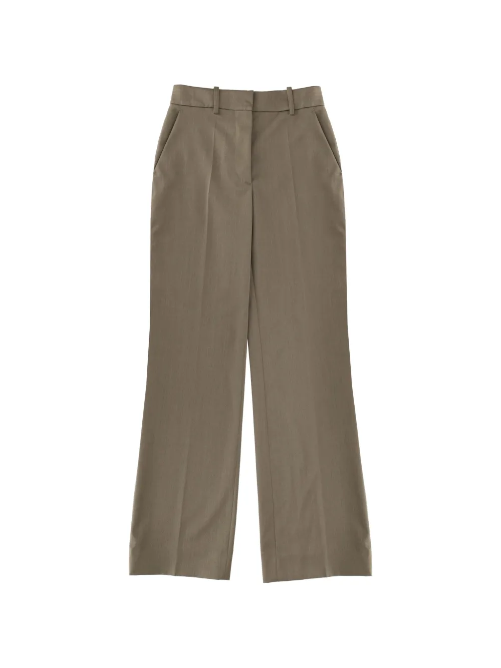 Victoria Beckham melange tailored trousers - Verde
