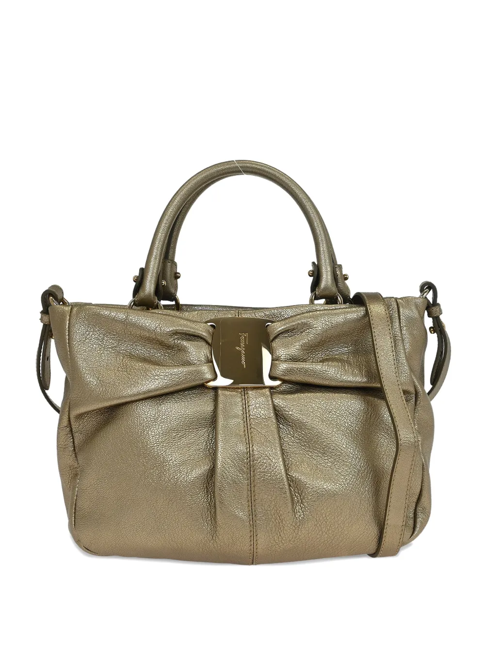 Ferragamo Pre-Owned 2010s Vara 2way tote bag - Oro